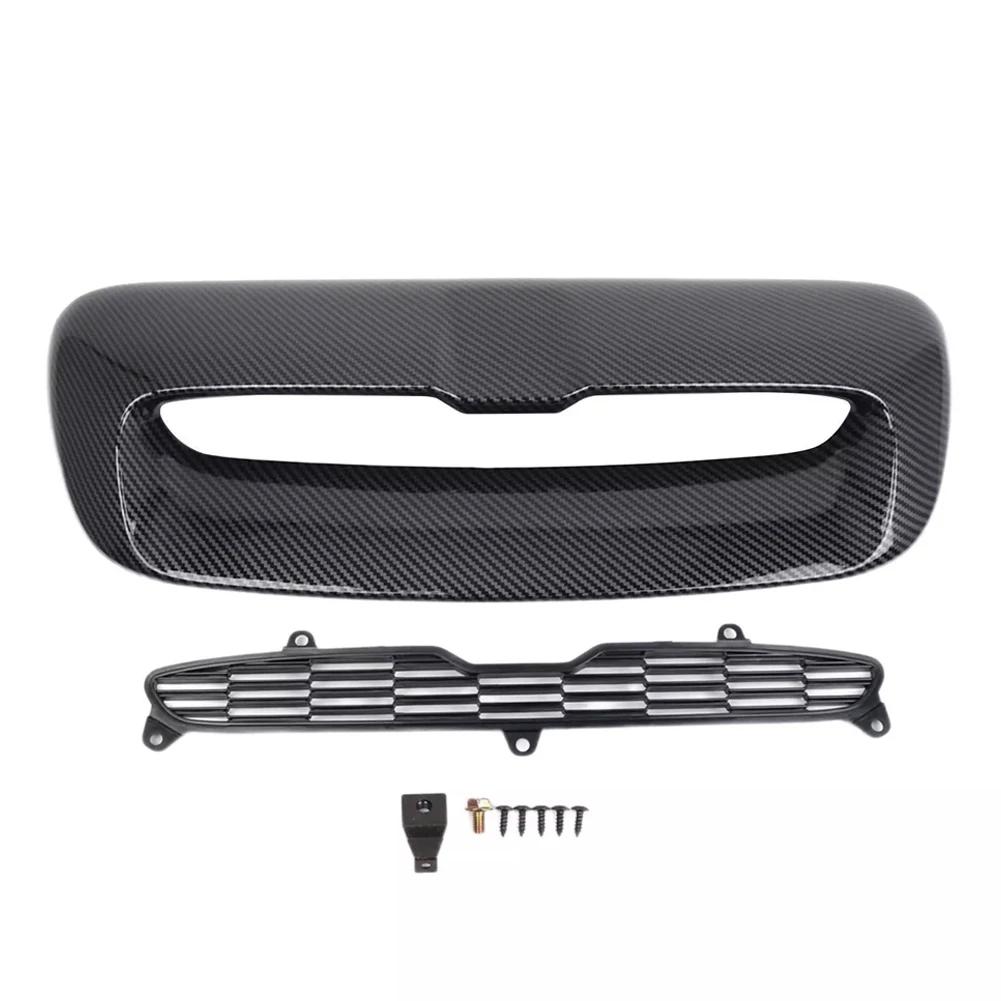 Car Engine Air Outlet Cover Trim Front Engine Hood Vent Trim Perfect Match Glossy Black for Cooper S R56 R55 R57 R58 R59