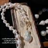 Mermaid Queen, Glacier Bus Pearl Necklace, Tahiti, Baroque Irregular, Pear-Shaped Bead Necklace