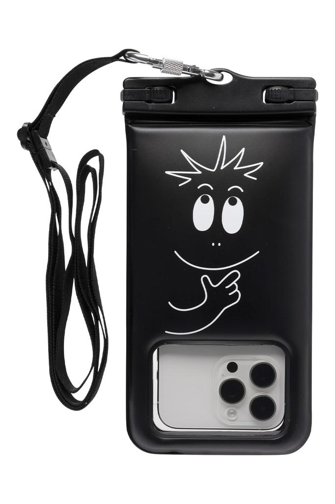 DIVAID Barbapapa Waterproof Case for Floating IP68 with Shoulder Strap Floating Compatible with iPhone and Android Neck Screen Photo and Calls Without