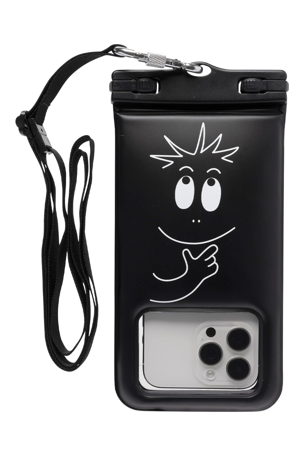 

DIVAID Barbapapa Waterproof Case for Floating IP68 with Shoulder Strap Floating Compatible with iPhone and Android Neck Screen Photo and Calls Without