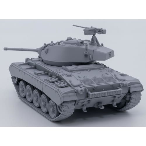 Rubicon Models 1/56 American Light Tank M24 Chaffee Plastic Model RB0140