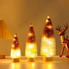 20/25/30CM Illuminated Christmas Tree Christmas Desktop Decoration Gradient mini Xmas Tree Ornament Christmas Home Decoration
