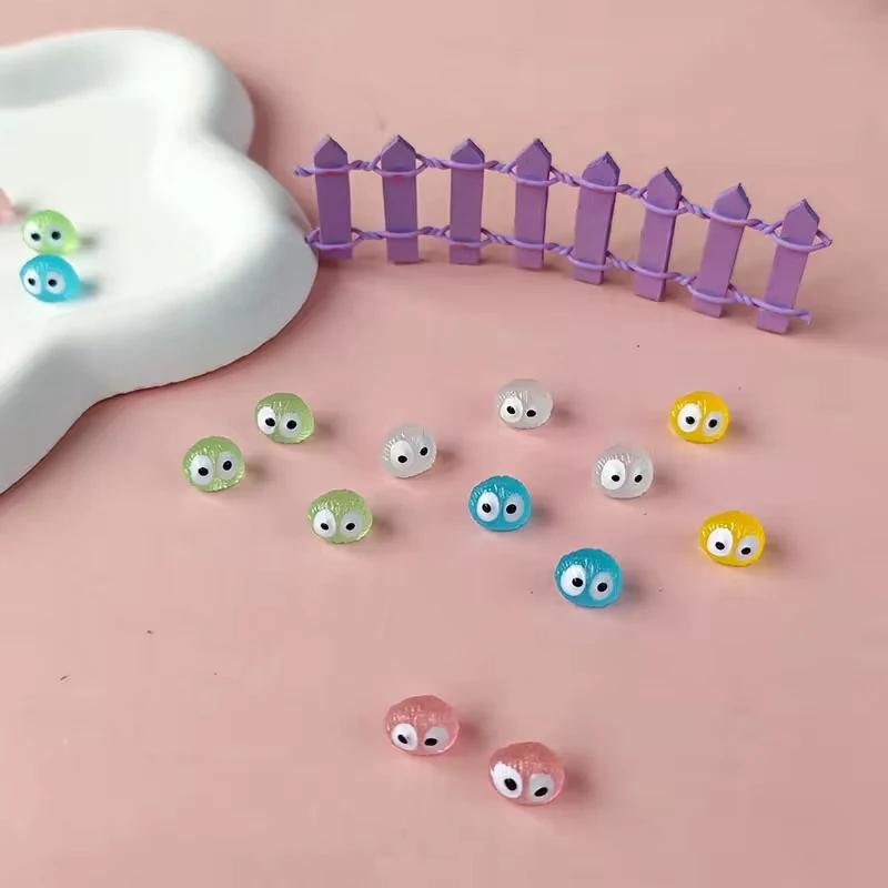 1-50 STÜCKE Cartoon Leuchtende Mikro-Landschaft Kleine Ornamente Bunte Schlackenstein Glühwürmchen Kleine Ornamente DIY Dekorationen