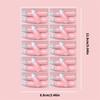 120 Pcs Press On Nails French Tip False Nails Almond Full Cover Stick on Nails Artificial Fingernails Manicures Supplies