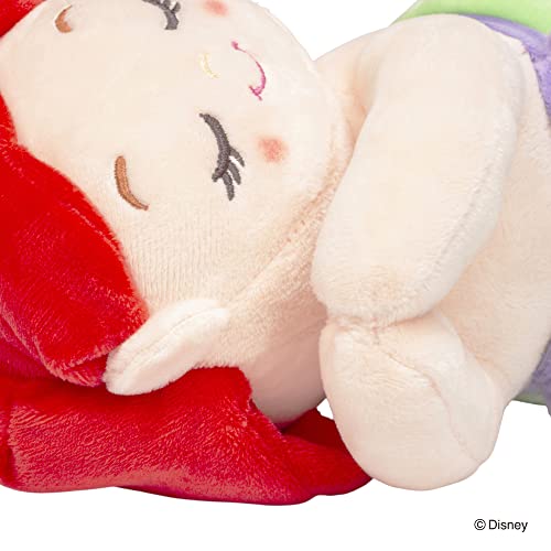 MORIPiLO Ariel Body Pillow, Disney Sleeping Pillow (S), Approx. 30cm, Skin-Friendly Micro Fabric, Large Plush Toy, Green, Disney, Morishita Pillows