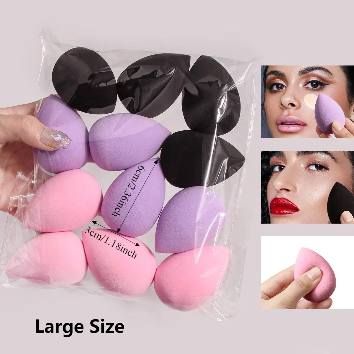 

12/60PCS Multicolor Makeup Sponge Cosmetic Blender Beauty Egg Soft Foundation Sponges Puff Women Make Up Accessories Maquillaje