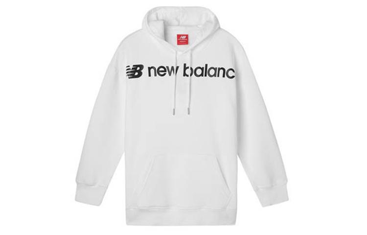 New Balance Sweatshirts Women s White Hooded Moderate Regular AWT93595-WT XL