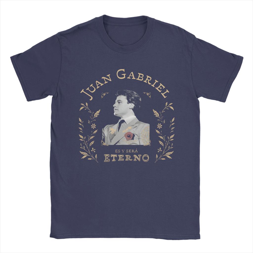 T-shirt Juan Gabriel El Y Sera Eterno da Uomo Fantastica 100% Cotone Girocollo Manica Corta Maglietta Abbigliamento Estivo