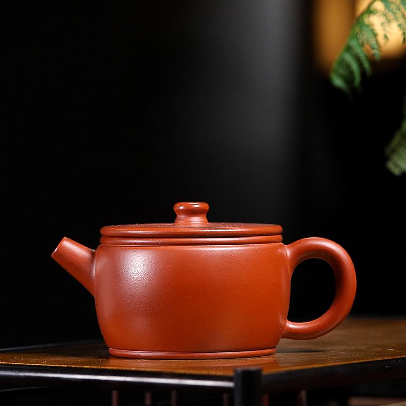 200ml Yixing Purple Clay Teapots Handmade Large Caliber Pot Raw Ore Dahongpao Mud Kettle With Filter Chinese Zisha Tea Set Tea