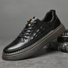 FashionCrocodile Pattern Oxford Shoes for Men New Fashion Men's Casual Sneakers High Quality Business Footwear Luxury Brand Trainers