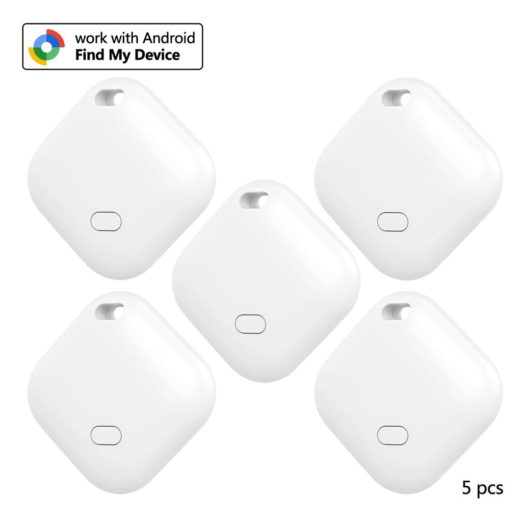 Mini GPS Tracker Tag for Android System Google Find My Device Portable Locator Key Bag Anti-Lost Smart Bluetooth Tracker