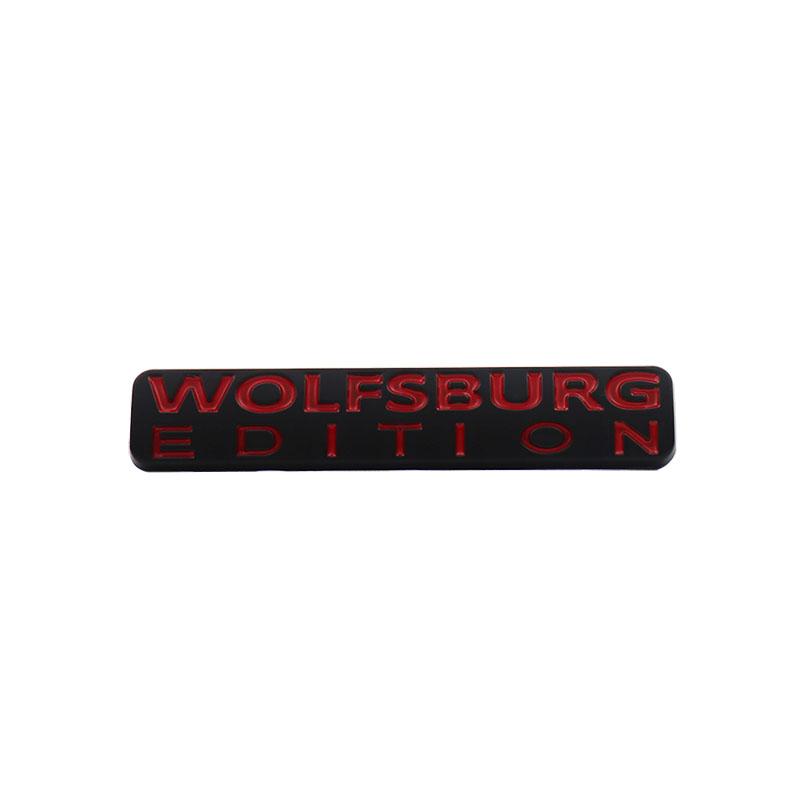 3D Premium WOLFSBURG EDITION for Car Fender Trunk Rear Bonnet Decal Emblem Badge Sticker
