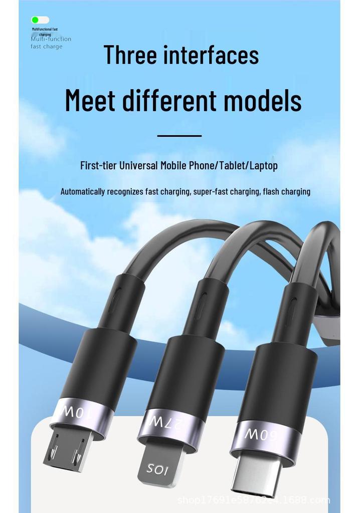 Multi-Purpose Magnetic Charging Watch with Retractable Mobile Phone Data Cable - Perfect for Creative Gifts