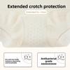 Women's Spring and Summer Thin 10A Antibacterial Crotch Free Crotch High Waist Full Hip Briefs