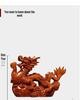 Solid Wood Dragon Ornament - Zodiac Dragon Home Décor Gift