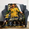 1pc Neymar7 Blanket, Gift, for Men and Women, Soft Blanket, Good for Sofa Bed Couch Travel, Lightweight Flannel Blanket
