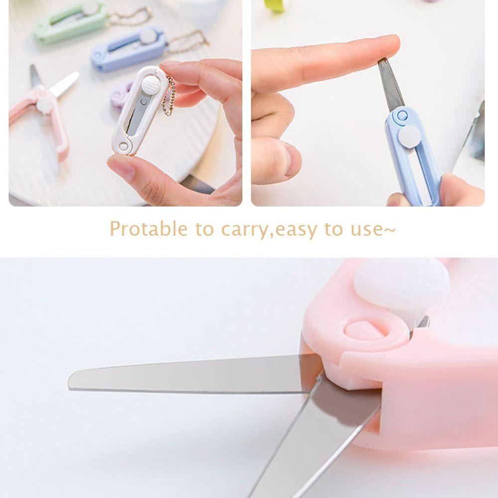 Tool Folding Design School Supplies Folding Scissors Adjustable Stainless Steel Scissors Scissors