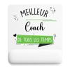 Mousepad - PLANETEE - Best Coach of All Time - Multicolored - 22x18 Cm - Non-slip Surface