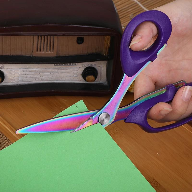 Fenrry Professionelle Schneiderschere Kleidungsschere Vintage Edelstahl Stoff Lederschneider Bastelschere DIY Heimwerkzeug