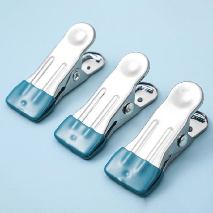 10pcs Sandproof Towel Clamps Heavy Duty Stainless Steel Clothespins Clothes Fasteners for Beach Lovers and Campers Use