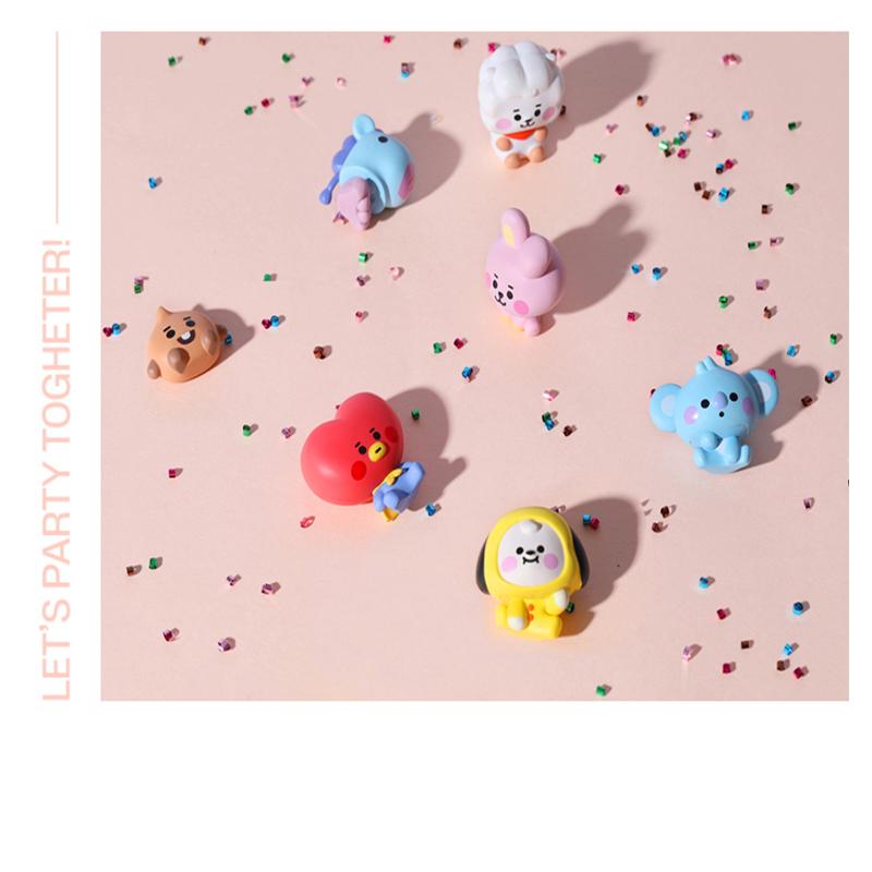 6er-Set BTS BT21 Offizielle Baby-Monitor-Figur Authentische Ware 6er-Set