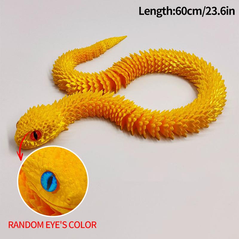 3D Printed Snake Dragon 3d Printed Figures New Year Decoration Traditional Table Ornament 3d Toys Gifts for New Year 2025