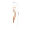 18 Tubes Wind Chime Outdoor Hanging Metal Pendant Solid Wood Pitch Rotating Decoration New Year Gift Home Decoration Ornament
