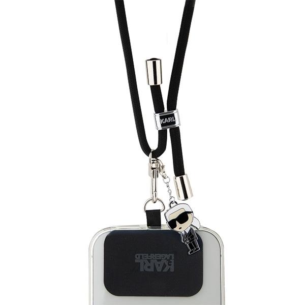 Karl Lagerfeld Klucnmsckik Universalcbdy Cord Strap Black/Black