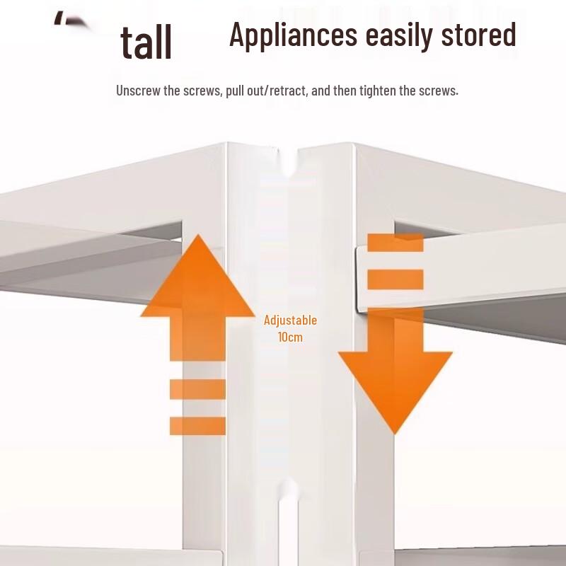 Adjustable Kitchen Countertop Storage Rack