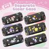 Allone Sanrio Characters 2 Pompompurin Separate Clear Case for Compatible with Switch Easy Protects Against Scratches and Cute Sanrio Charging While