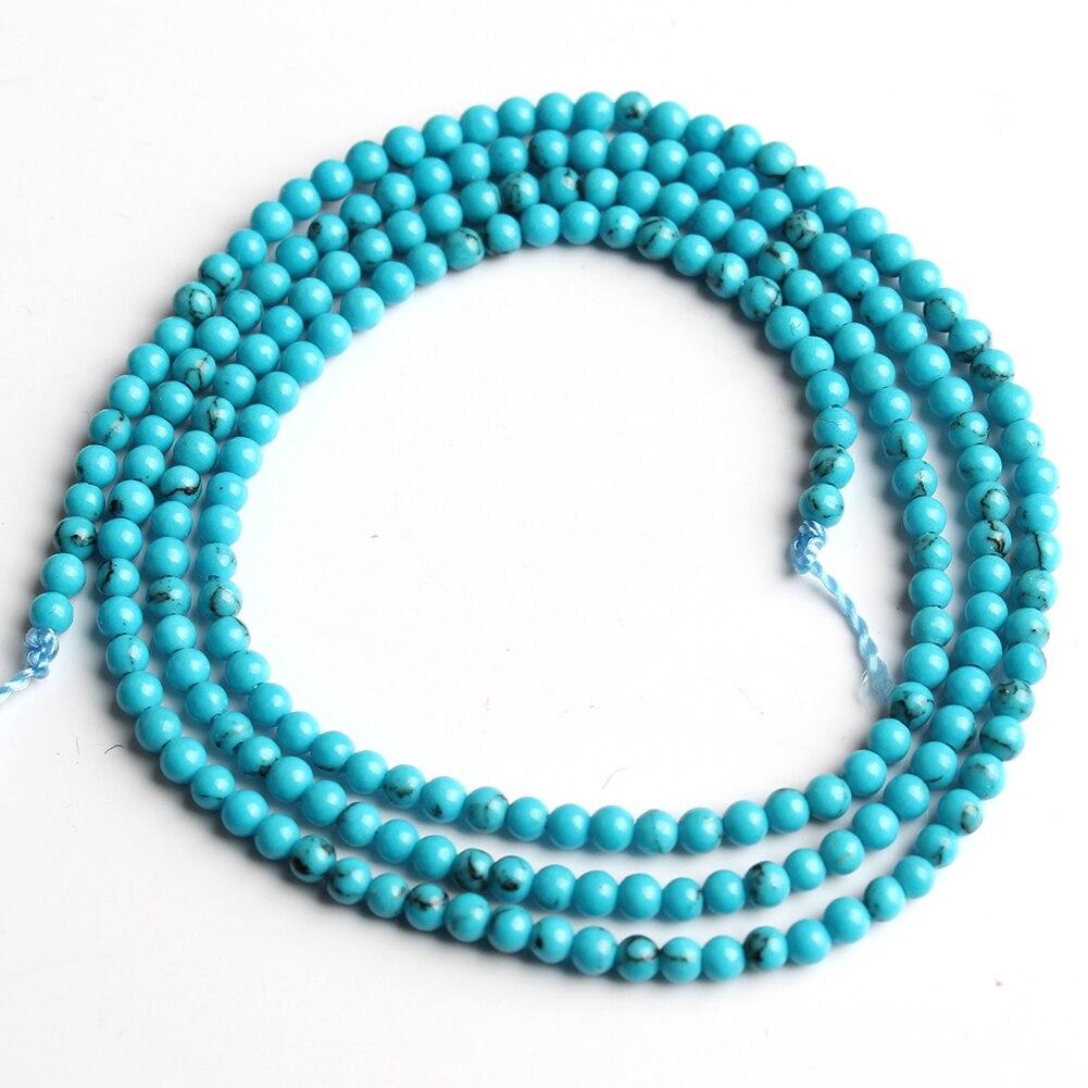 Natural Stone Beads Agates Jades Howlite Crystal Round Pony Tiny Beads for Jewelry Making Beadwork DIY Bracelet 2mm 3mm 15''