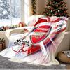 Arsenal F.C Pattern Blanket for Home Decoration, Bed, Sofa, Car Travel, Camping, Suitable for All Seasons, Birthday Christmas Gift
