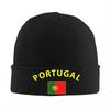 Portuguese Flag Bonnet Hats Beanie Hats Graphic Knit Hat Winter YK Cool Unisex Women Hippie Thermal Elastic Cap
