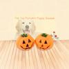 Halloween Pumpkin Dog Toy Squeaky Vinyl Toy for Small Medium Dogs