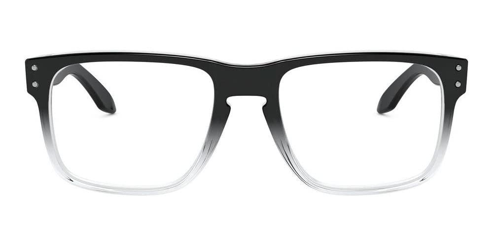 OX8156 HOLBROOK RX POLISHED BLACK CLEAR FADE
