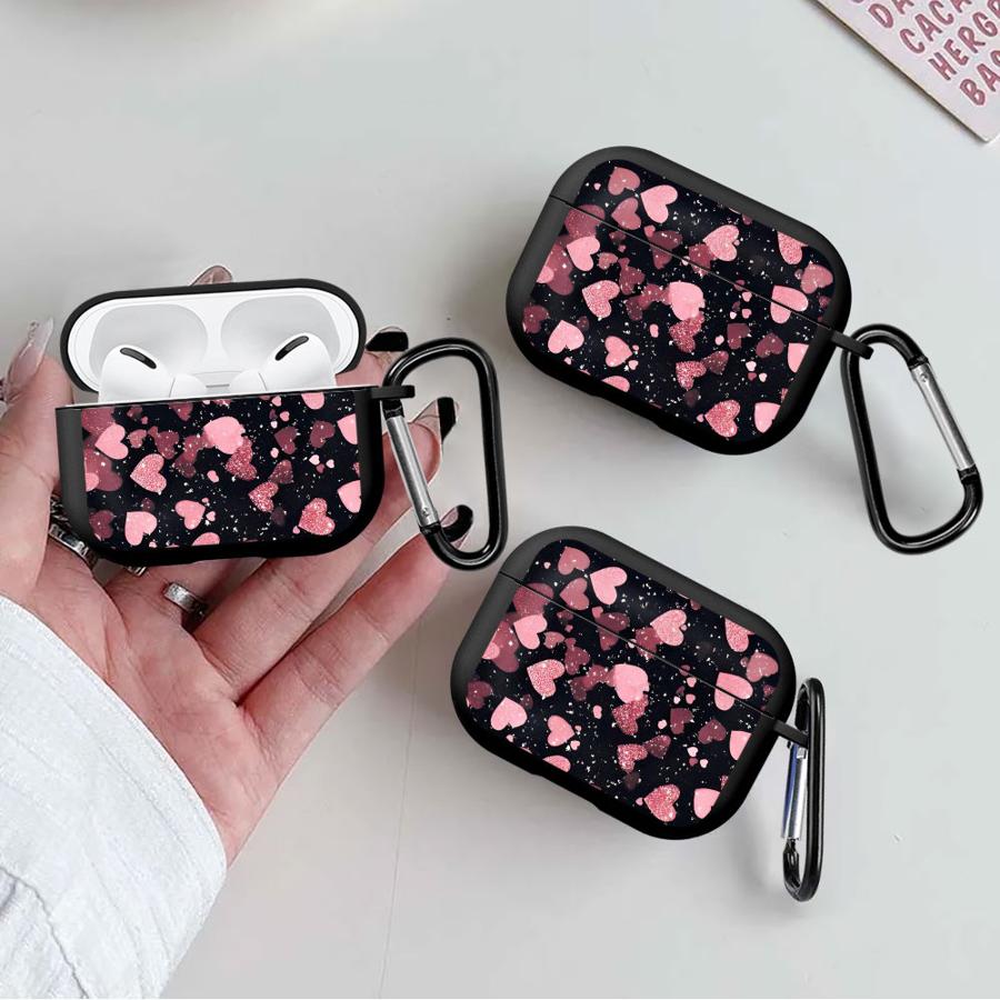 Hülle Für Airpods Pro Pro3 3 Pro2 2 1 4 Kopfhörerhüllen Abdeckung Rosa Herzförmig
