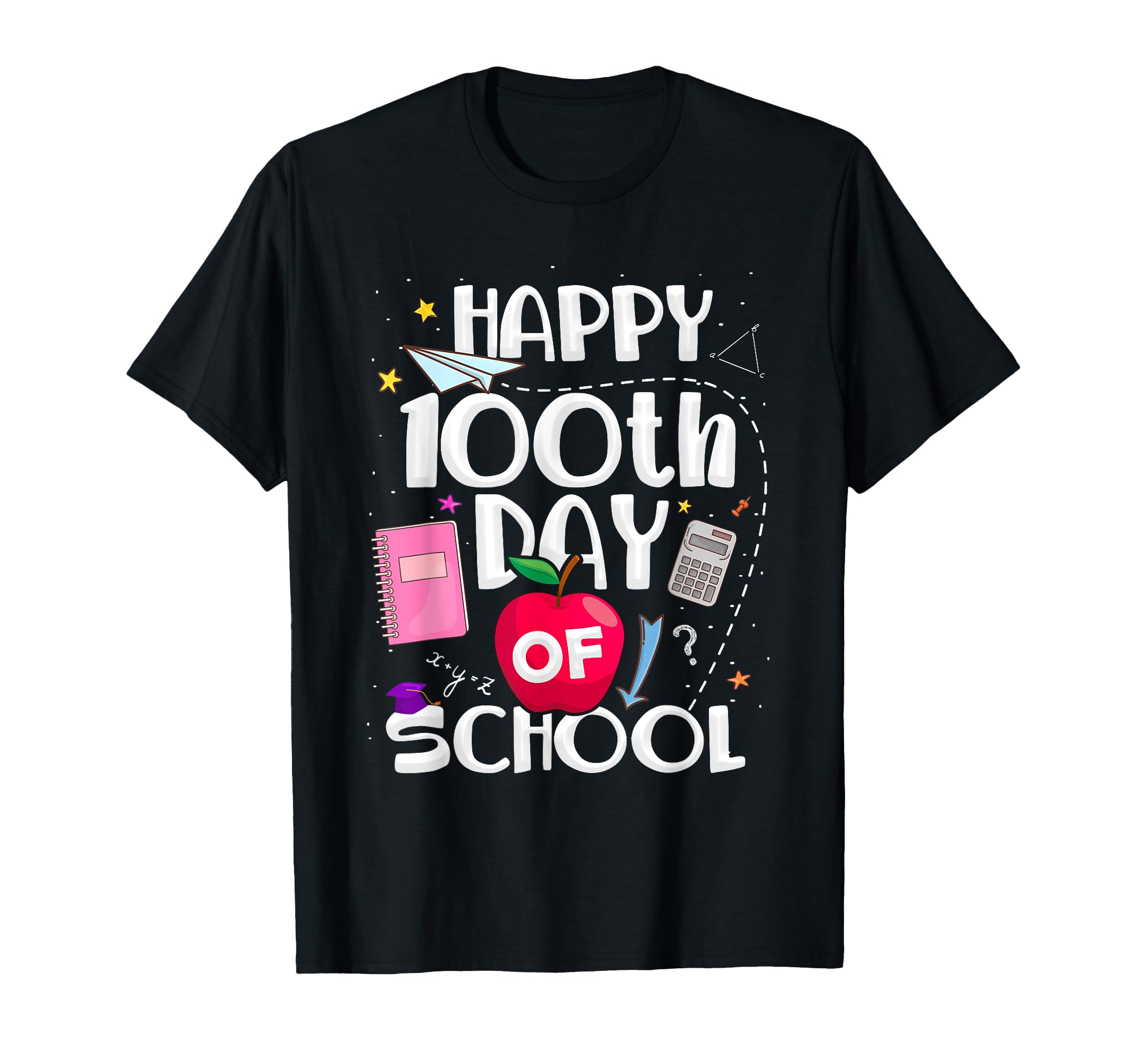

Happy 100th School Day Teacher, 100Days T-shirt