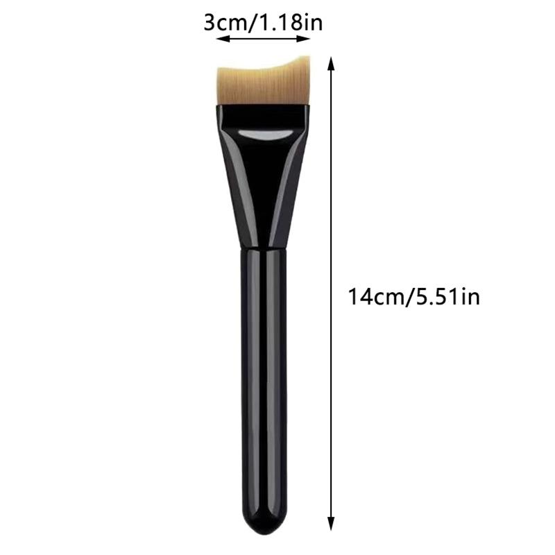 Ultra Thin Crescent Foundation Brush Face Contour Brush Color Palette Blending Foundation Cream Makeup Brushes Palette Kits