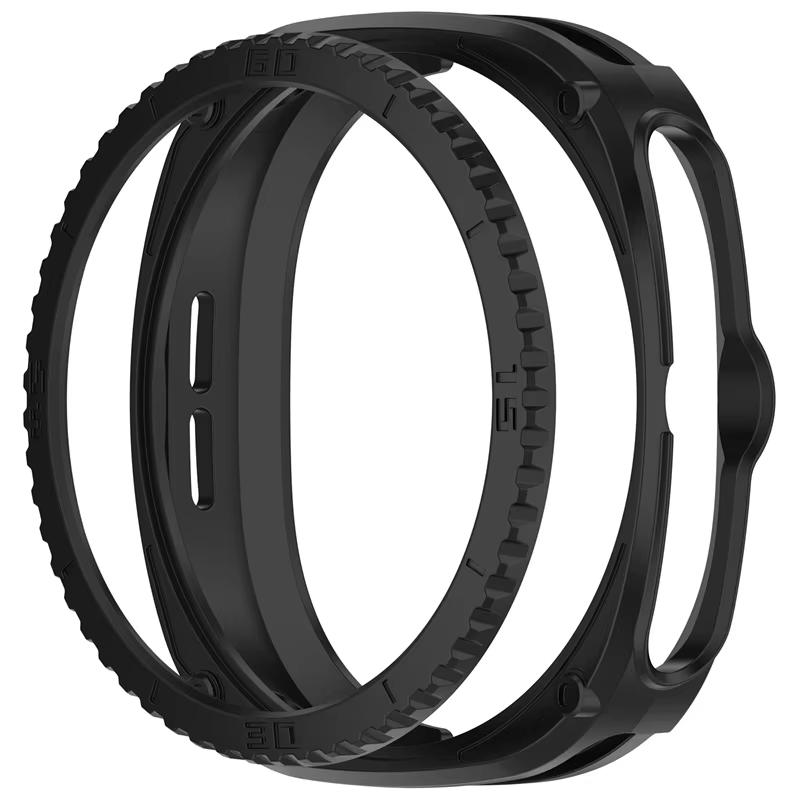 Cover+Scale Protective Ring For Samsung Galaxy Watch 8 Classic 46mm Accessories Hard PC Bumper Shell Galaxy Watch 8 Classic Case
