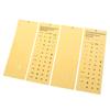 1Sheet Standard Spanish Portuguese Language Transparent Keyboard Stickers
