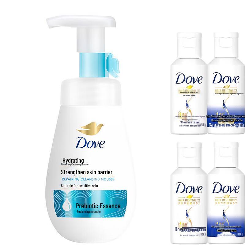 Dove Moisturizing Cleansing Foam & Hair Care Set
