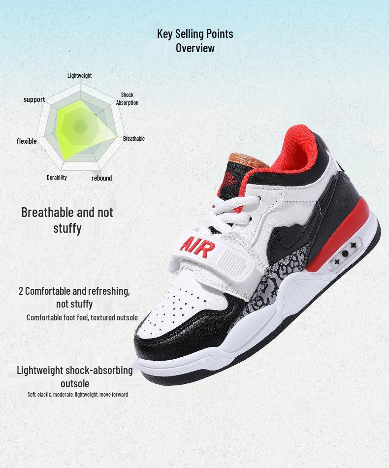 Sneakers Basse Casual Impermeabili in Pelle da Ragazzo Autunno 2025