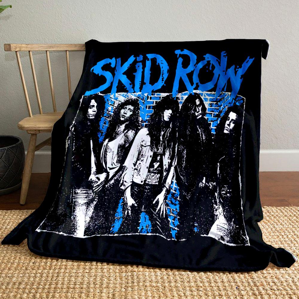 Skid Row Rock Band Blanket for all seasons blanket lunch break throw gift