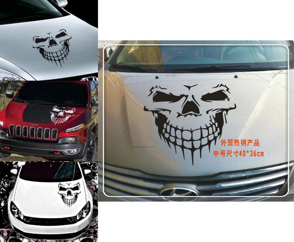 1 Stück Punisher Totenkopf Autoaufkleber Aus Strapazierfähigem Vinyl Für Vielseitige Innen- Und Außenanwendung