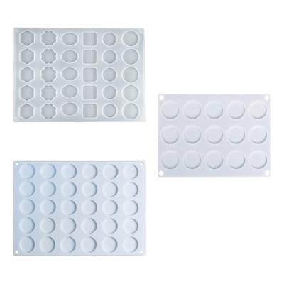 24 Cavities 30 Cavities Wax Seal Stamp Silicone Molds Silicone Wax Seal Mats for Making Wax Stamp Wedding Invitation