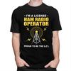 Custom Mens Licensed Ham Retro Radio Operator T Shirt Short Sleeves Cotton Tshirts Streetwear Tshirt Leisure Tee Clothes