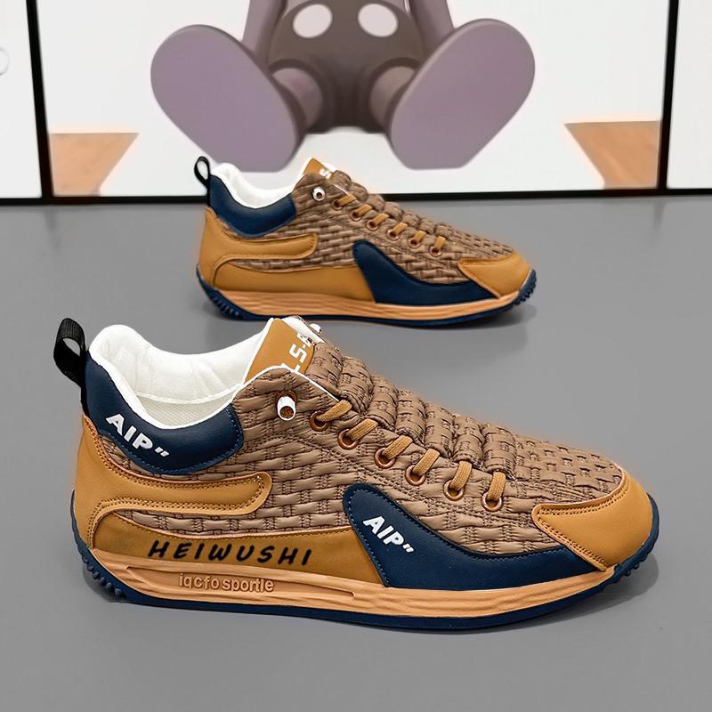 

2024 new trendy men s shoes outdoor sports running shoes casual breathable fashion comfortable soft-soled running Forrest Gump shoes 44 хаки