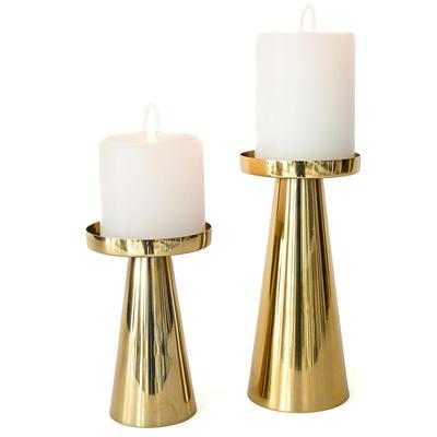 Handcrafted Metal Pillar Candle Holders, Wedding Centerpieces Metal Candle Holder |