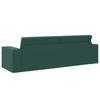 Dark Green Sofa Bed 245 X 78 X 77 Cm Fabric
