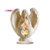 S-1Pc 2D Flat Angel Ornament Christmas Decorative Statue White Acrylic Angel Statue Christmas Ornament Purity Symbol Home Decor